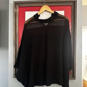 Elegant Black Women's Top